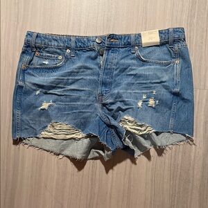 Universal Thread Distressed Blue Jean Shorts